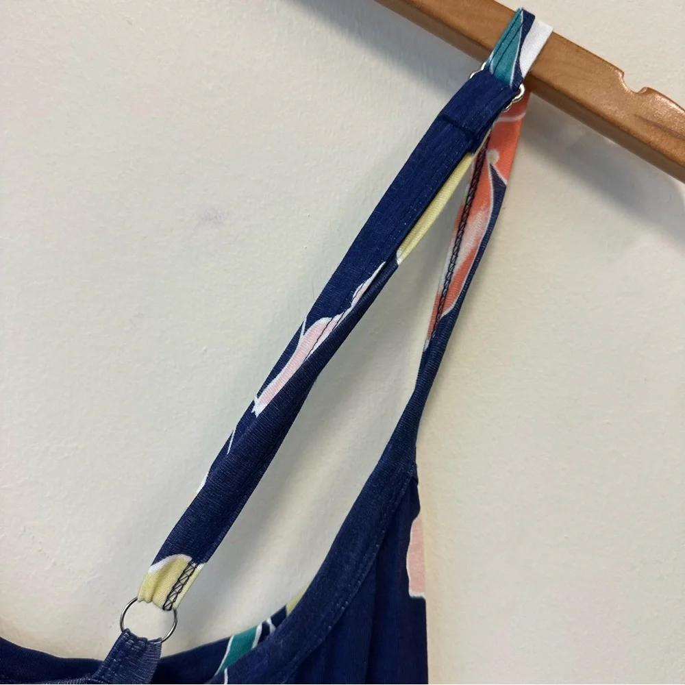 Volcom Navy Floral Maxi Sun Dress - Picture 7 of 10